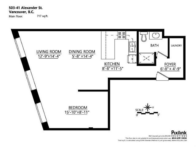 # 503 41 ALEXANDER ST, Vancouver - V1110158